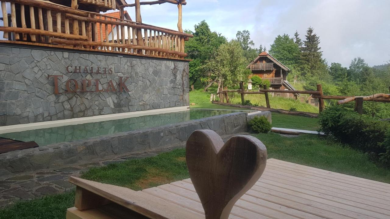 Chalets Toplak Sveti Duh na Ostrem Vrhu Eksteriør bilde